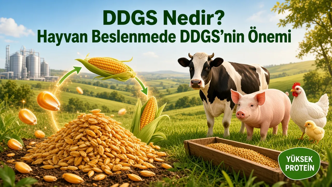 DDGS Nedir? Hayvan Beslenmesinde DDGS’nin Önemi